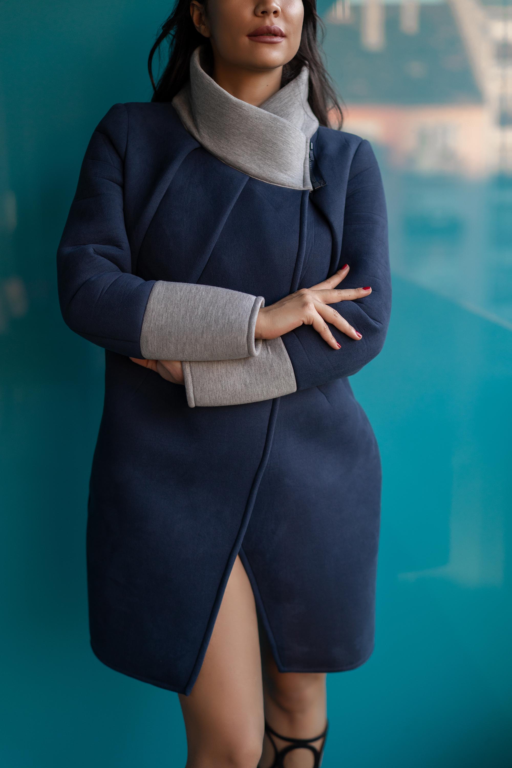 Blue-grey coat – New Age Blue-grey coat – New Age