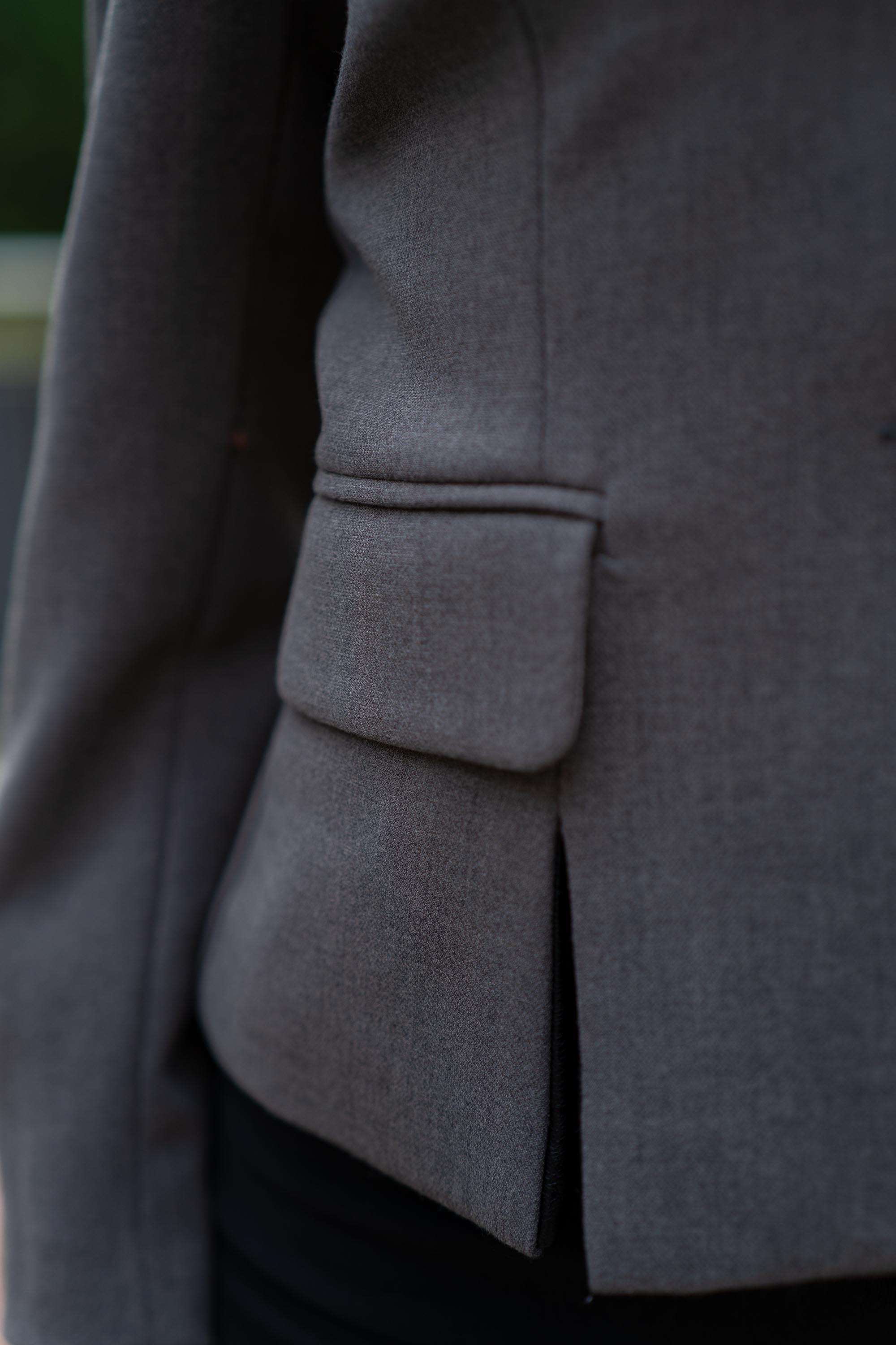 Grey elegant blazer