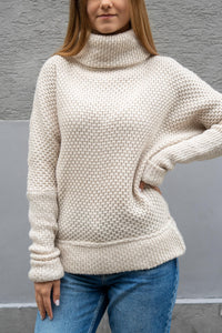 Knitted wool sweater