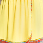Yellow dress with beads